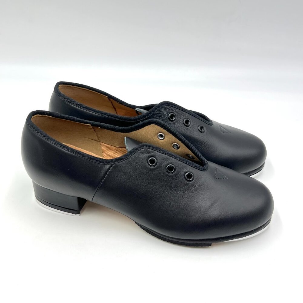 Bloch Girls Kids Boys Size 13.5 S0301G Black Leather S0301G Jazz Tap Dance Shoes